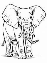 Top 30 Incríveis Desenhos De Elefantes Para Colorir Grátis Baixar  sketch template