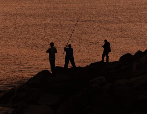 Fishing at night for Lake Erie walleye