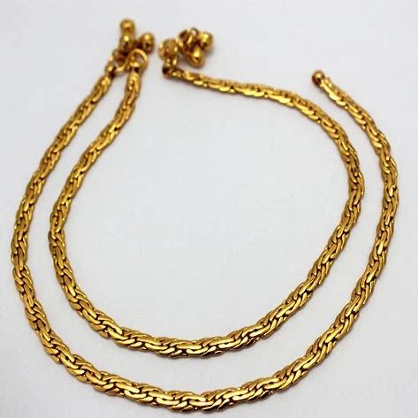 Gold Plated Elegant Anklets at best price in Tirunelveli by A One Real ...