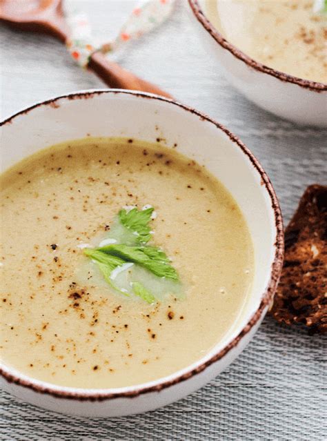 6 Ingredient Simple Celery Soup - Whole Food Bellies