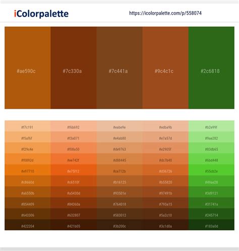 230+ Latest Color Schemes with Russet Color tone combinations | 2023 ...