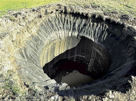 Gas eruptions behind Siberia's mysterious 200ft deep craters | Daily ...