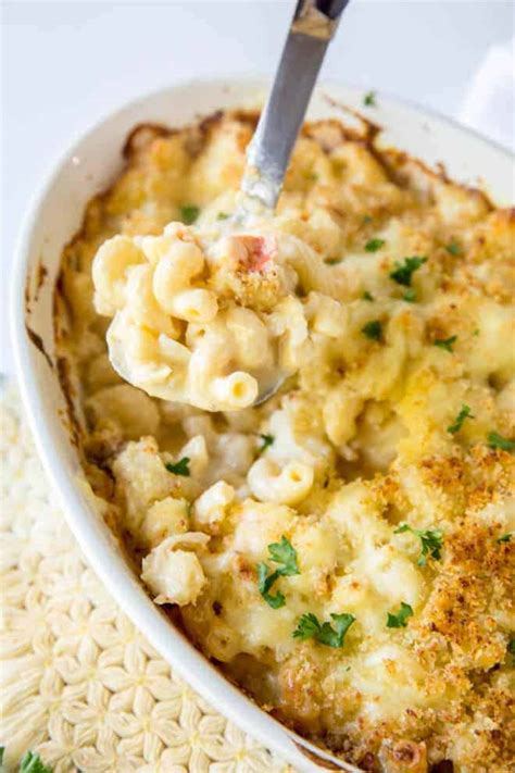 The Best Baked Lobster Mac and Cheese - Spoonful of Flavor