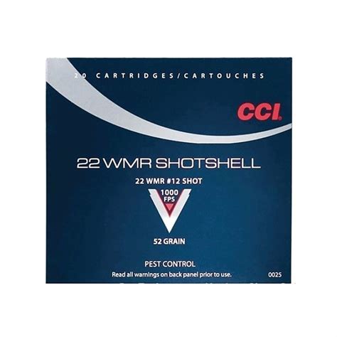 CCI Ammo 22 WMR Shotshell – Liberty Survival