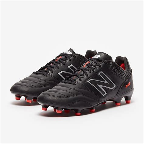 New Balance 442 V2 Pro FG - Black/Silver - Mens Boots