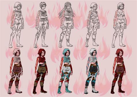 ArtStation - Fire Character Design