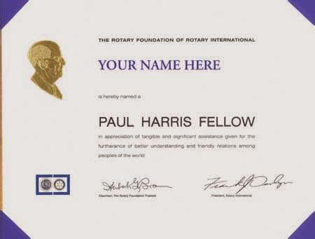 ROTARACT CLUB OF UNIZIK : PAUL HARRIS FELLOW RECOGNITION - ROTARY ...