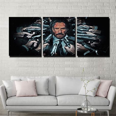 John Wick Canvas Set – Legendary Wall Art