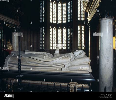 Tomb of Mary, Queen of Scots, Westminster Abbey, London, early 17th Stock Photo, Royalty Free ...