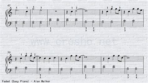 [最も選択された] alan walker - faded piano sheet music pdf free 435046-Alan ...