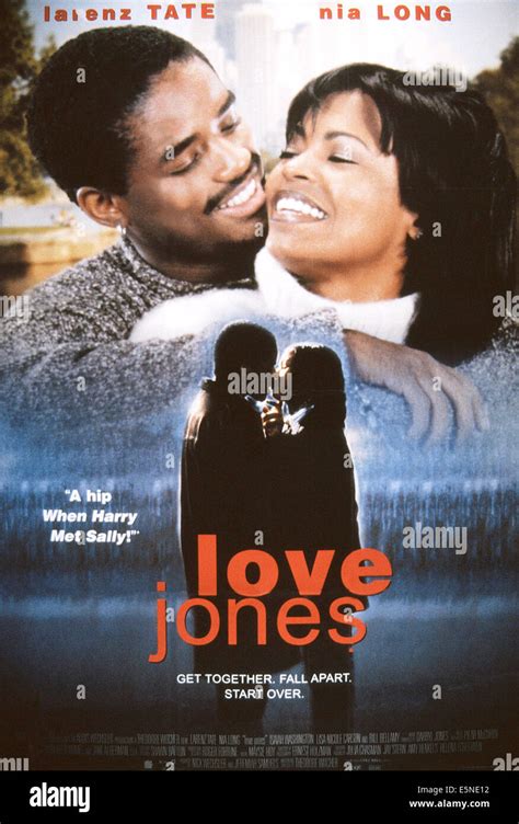 LOVE JONES, U.S. poster, from left: Larenz Tate, Nia Long, 1997. ©New Line Cinema/courtesy ...