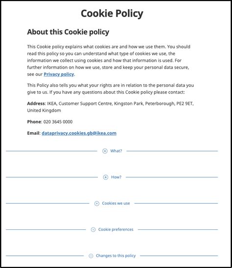 Free Cookie Policy Template & Cookies Policy Sample