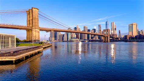 Brooklyn Bridge Sunrise from Drone. | Drone photography, Brooklyn ...