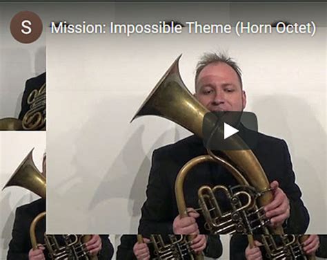 On The Trail Of Horn Players | Mission Impossible On Wagner Tuba