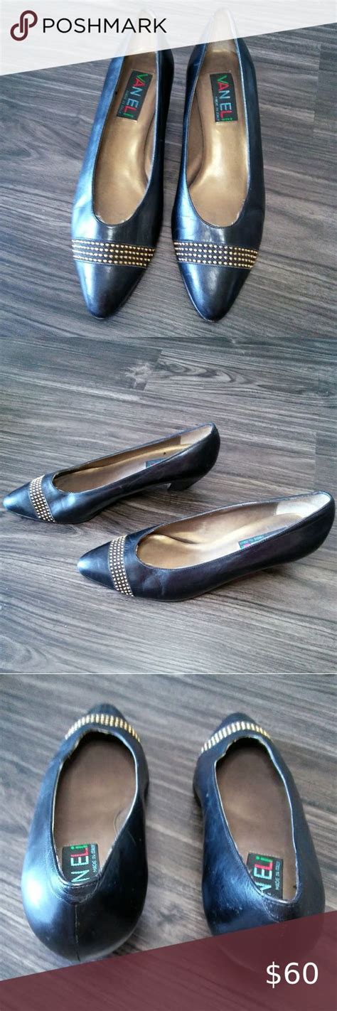 VANELi Italy | Black Narrow Flats (8.5) Van Eli Black narrow flats with ...