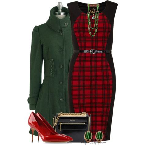 "Red, Black, Green and Gold" by mhuffman1282 on Polyvore High Fashion, Winter Fashion, Luxury ...