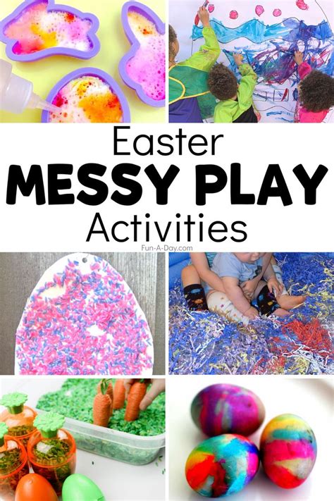 25+ Easter Messy Play Ideas to Try | Easter activities for preschool, Messy play activities ...