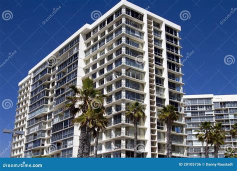 Ocean Beach Hotels and Condominiums Stock Photo - Image of condo, beachgoer: 20105736