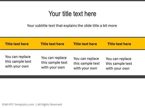 PowerPoint Bullet Point List Templates