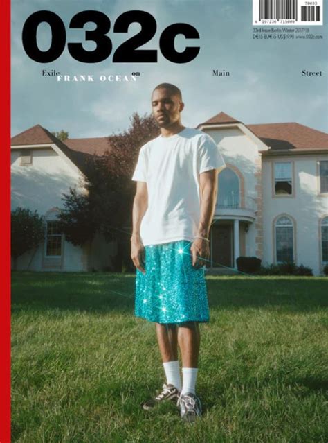 Frank Ocean Covers Latest Issue of 032c Magazine | HipHop-N-More