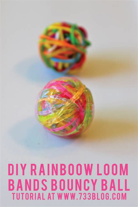 Rainbow Loom Band DIY Bouncy Ball - Inspiration Made Simple