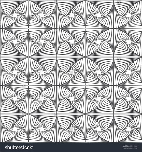 Zentangle Pattern Black White Ornamental Seamless Stock Vector (Royalty ...