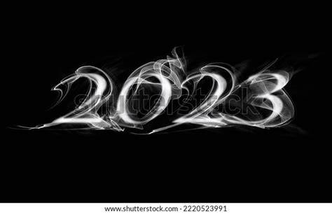 Bright Smoky Numbers 2023 Smoke On Stock Illustration 2220523991 | Shutterstock