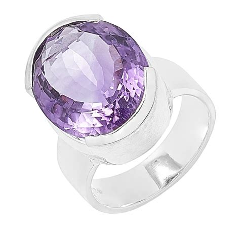 Sterling Silver Amethyst Ring - Himalayan Gems
