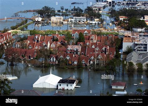 Aerial view of massive flooding caused by Hurricane Katrina Stock Photo: 56343912 - Alamy