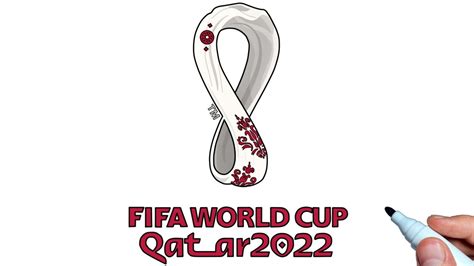 How to draw FIFA WORLD CUP Quatar 2022 Logo step by step - YouTube