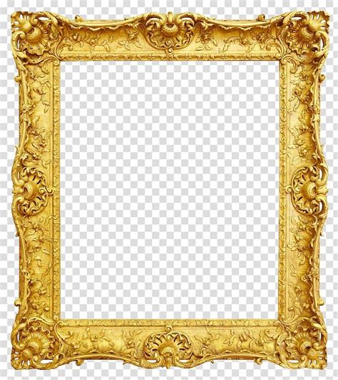 frame Antique Gold, Gold frame, gold ornate border template transparent ...