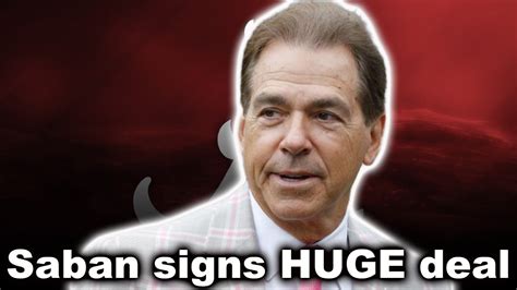 Nick Saban signs HUGE contract extension with Alabama Football! Why it ...