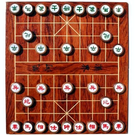 Chinese Chess Board & Pieces | Chess board, Chinese board games, Chess