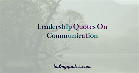 10 Leadership Quotes On Communication I Motivational Quotes