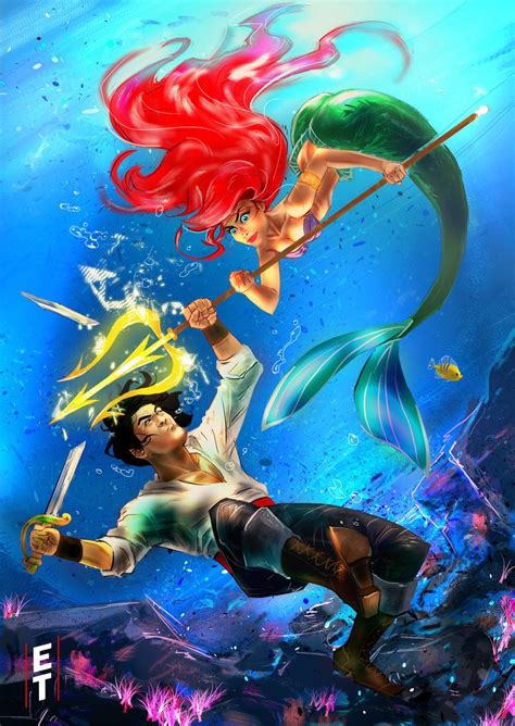 Ariel vs Eric by elitukes.deviantart.com on @DeviantArt | Disney princess art, Disney fan art ...