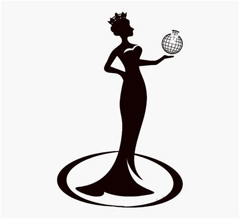 Pageant Silhouette Png File - Miss Universe Logo Png, Transparent Png , Transparent Png Image ...