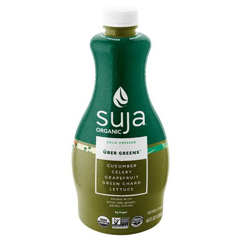 Save on Suja Organic Vegetable & Fruit Juice Drink Uber Greens Order ...