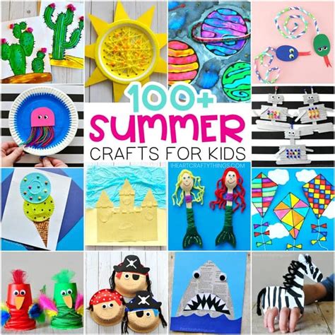 Easy Summer Crafts For Kids -100+ Arts And Crafts Ideas For All Ages - I Heart Crafty Things