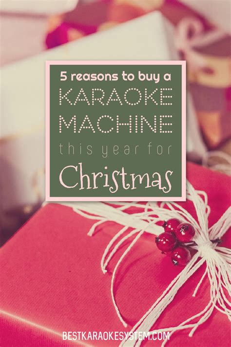 5 Reasons to Buy a Karaoke Machine for Christmas this Year - Best Karaoke System