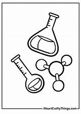 Scientist Coloring Page sketch template