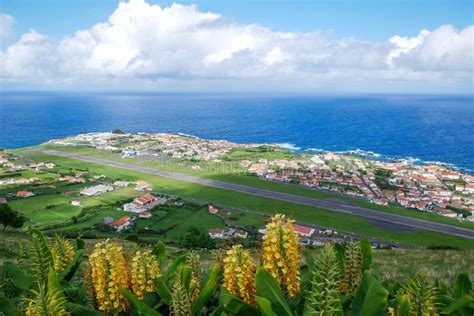 Santa Cruz Das Flores, Flores Island, Azores, Portugal Stock Photo - Image of green, flores ...