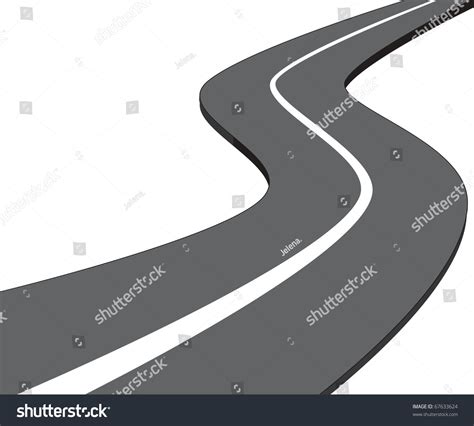 Road Vector Illustration Eps Stock Vector 67633624 - Shutterstock