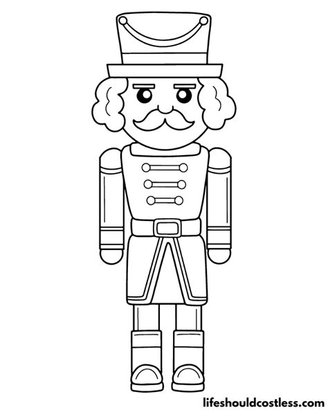 Nutcracker Coloring Pages (free printable PDF templates) - Life Should ...