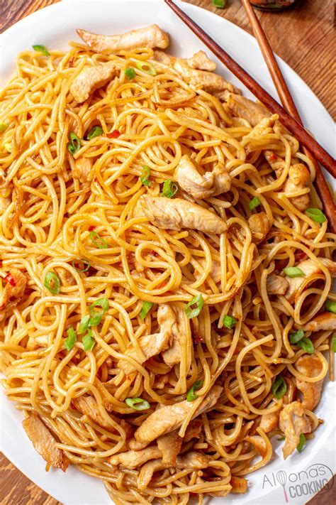 Quick Chicken Chow Mein (Asian Noodles) - Alyona’s Cooking | Hey ...