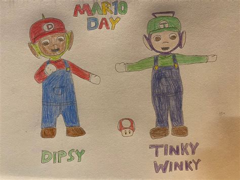 Dipsy and Tinky Winky on Mar10 Day by RohanArtLife on DeviantArt