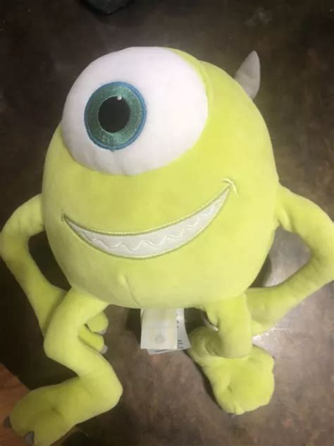 DISNEY PIXAR MONSTERS Inc Stuffed Mike Wazowski Plush Toy Disney Store EUR 9,35 - PicClick DE