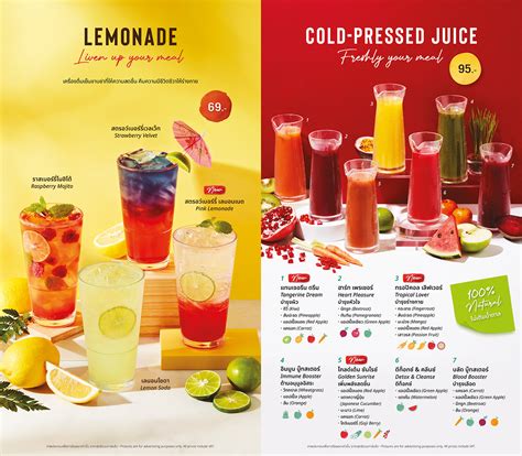 Sizzler Drink Menu 2021 on Behance