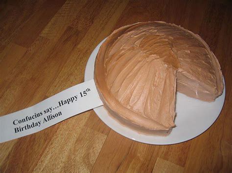 My daughter asked for a Fortune Cookie Birthday Cake...Odd request, but this is what I came up ...