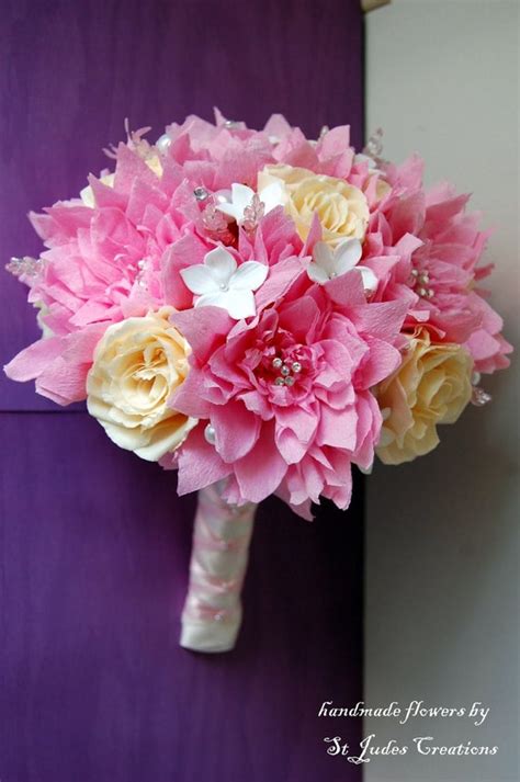 Items similar to Custom wedding paper flower bouquet on Etsy