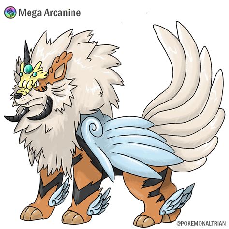 arcanine mega evolution! : r/fakemon